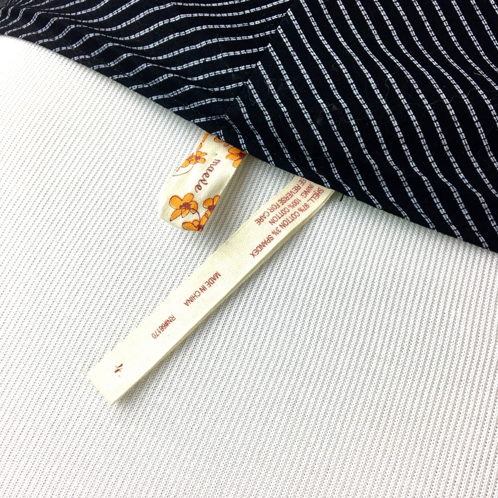 Anthro | Maeve > Striped Ginny Halter Dress w/ Bow - Picture 7 of 8